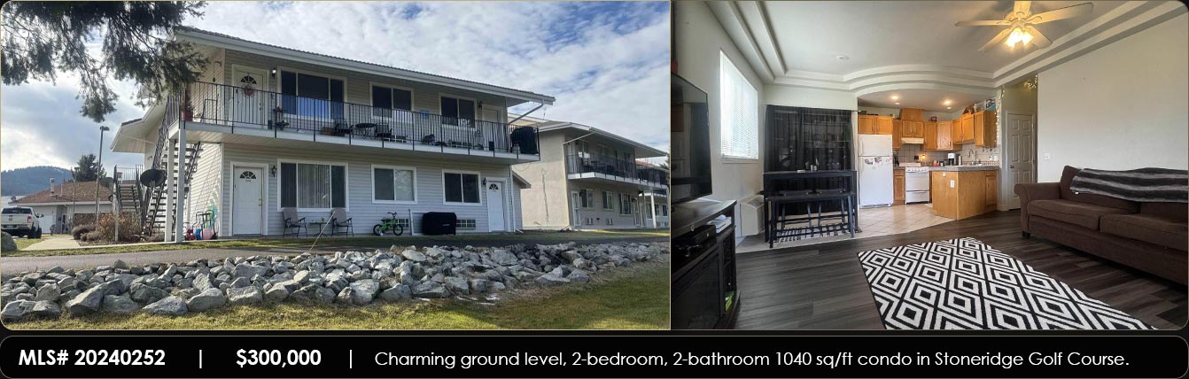 charming ground level, 2-bedroom, 2-bathroom 1040 sq/ft condo in Stoneridge Golf Course